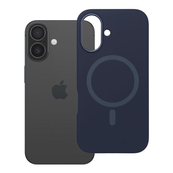 Etui na iPhone 16 Forcell F-Protect Elan Premium zgodne z MagSafe granatowe 0INT