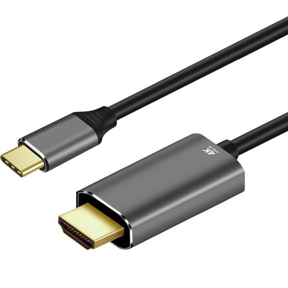 ART kabel Typ C (męski) do HDMI 2.0 (męski) 4K 60Hz C4-2 1,8 m czarny