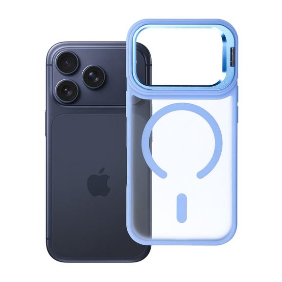 Etui na iPhone 18 Pro / 17 Pro Forcell F-Protect Shadow Stand Premium zgodne z MagSafe jasno niebieskie 0INT