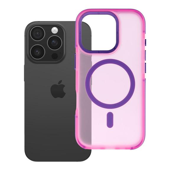 Etui na iPhone 16 Pro Forcell F-Protect Vivid Premium zgodne z MagSafe różowe 0INT
