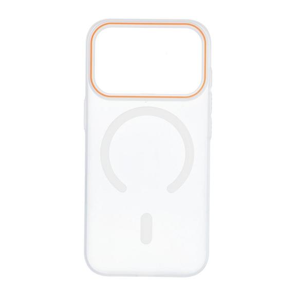 Etui na iPhone 17 Pro / 18 Pro Go Orange zgodne z MagSafe transparentne