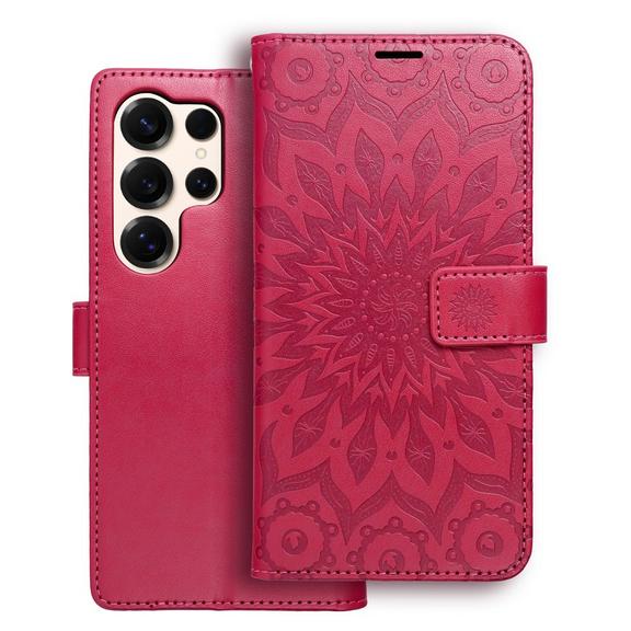 Etui z klapką na Samsung S25 ULTRA Mezzo Book mandala magenta
