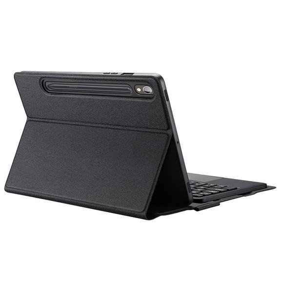 DUX DUCIS etui TK składane z klawiaturą bezprzewodową do SAMSUNG Tab S9/S9 FE/S10 FE czarne