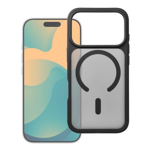 Etui na iPhone 13 / 14 Forcell F-Protect Smoke Hybrid Premium Lite zgodne z MagSafe czarne 0INT