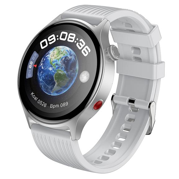 Smartwatch 1,39" IP67 TFT z funkcją rozmowy Hoco Y46 srebrny