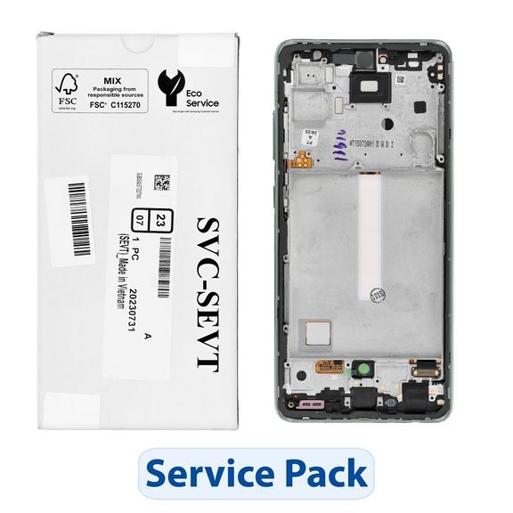 ServicePack Wyświetlacz LCD SAMSUNG  A52S 5G A528B GH82-26861E Green