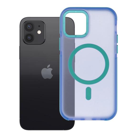 Etui na iPhone 12 / 12 Pro Forcell F-Protect Vivid Premium zgodne z MagSafe niebieskie 0INT