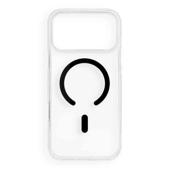 Etui na iPhone 18 Pro Max / 17 Pro Max Drop Glue Colorful Ring Mag Cover zgodne z MagSafe czarne