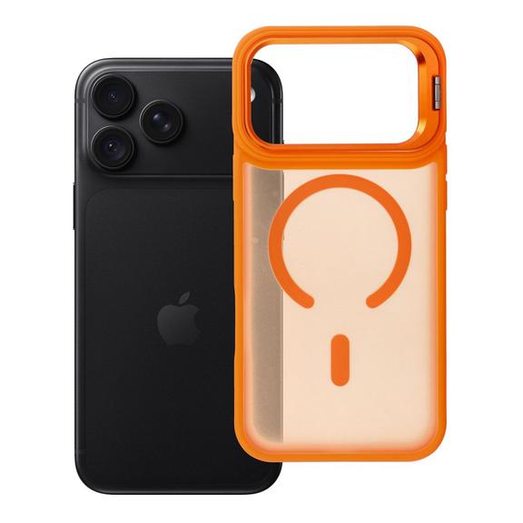 Etui na iPhone 18 Pro Max / 17 Pro Max Forcell F-Protect Shadow Stand Premium zgodne z MagSafe orange 0INT