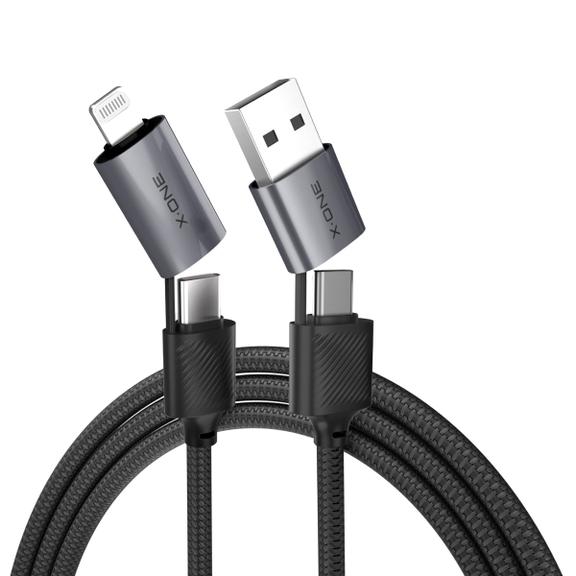 Kabel USB X-ONE QuantumFlex - typ C do C max 60W 1,2m czarny