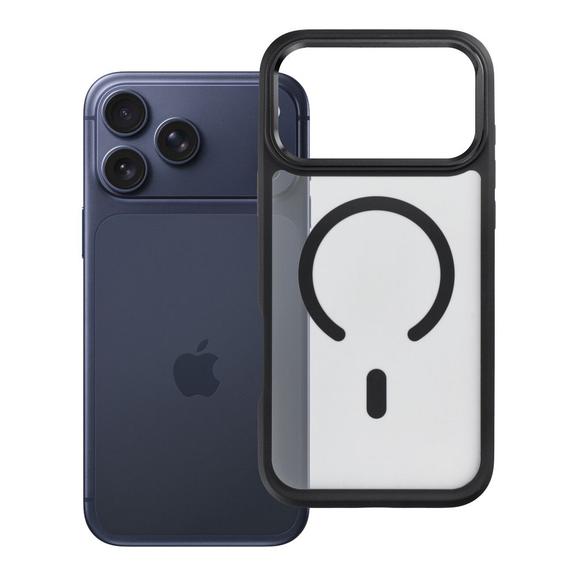 Etui na iPhone 18 Pro Max / 17 Pro Max Forcell F-Protect Smoke Hybrid Premium zgodne z MagSafe czarne 0INT