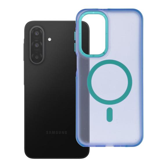 Etui na Samsung A17 / A18 Forcell F-Protect Vivid Premium zgodne z MagSafe niebieskie 0INT
