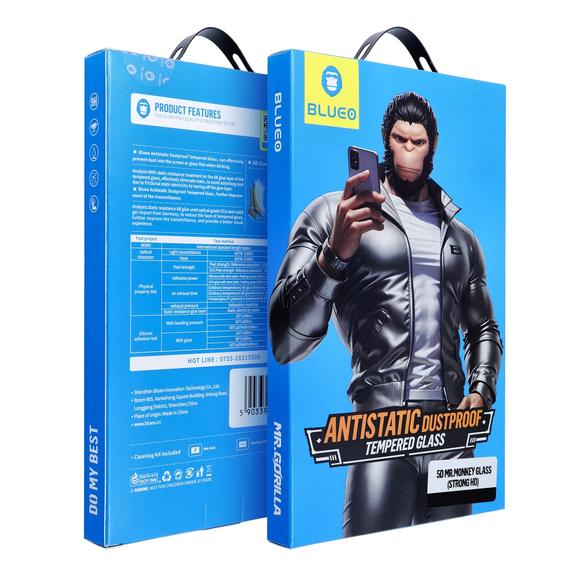 Szkło Hartowane 5D do Samsung A56 5G Mr. Monkey Glass (Anti-Static Strong HD) czarne