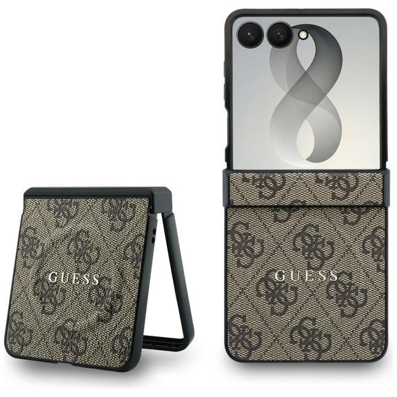 GUESS futerał do SAMSUNG GALAXY Z FLIP 8 kompatybilny z MagSafe (4G Classic) brązowy