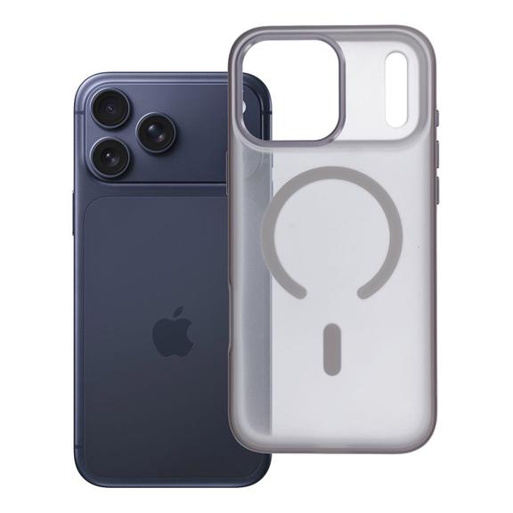Etui na iPhone 18 Pro Max / 17 Pro Max Flexline Mag Cover zgodne z MagSafe szare