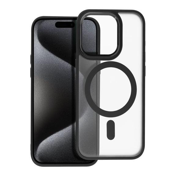 Futerał MATTE MAG COVER kompatybilny z MagSafe do IPHONE 15 Pro czarny