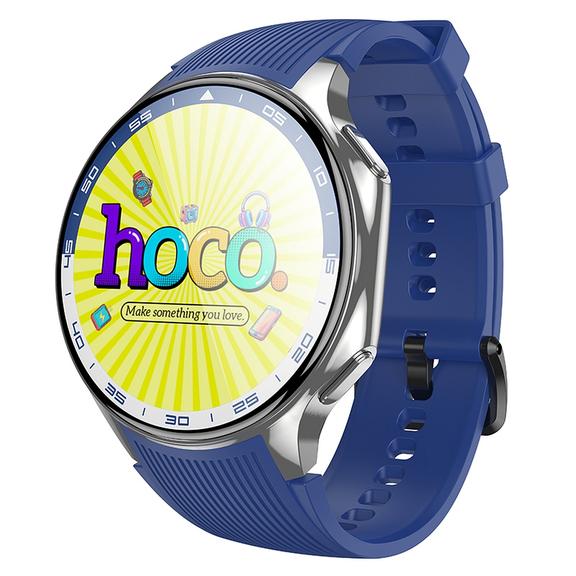 Smartwatch Hoco 1,43" AMOLED IP67 z funkcją rozmowy Y24 srebrny