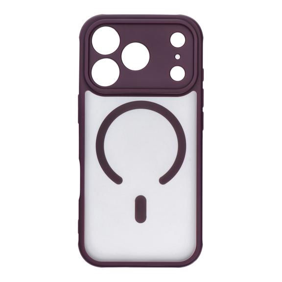 Etui na iPhone 18 Pro / 17 Pro Full Matte Mag Cover zgodne z MagSafe burgundowy