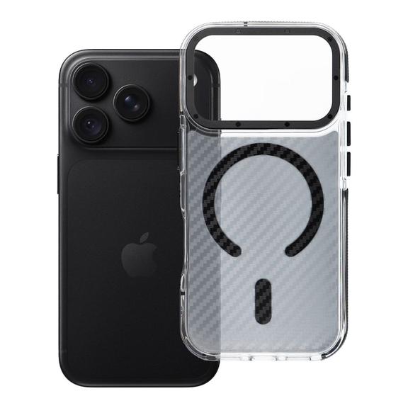 Etui na iPhone 18 Pro / 17 Pro Fiber zgodne z MagSafe czarne