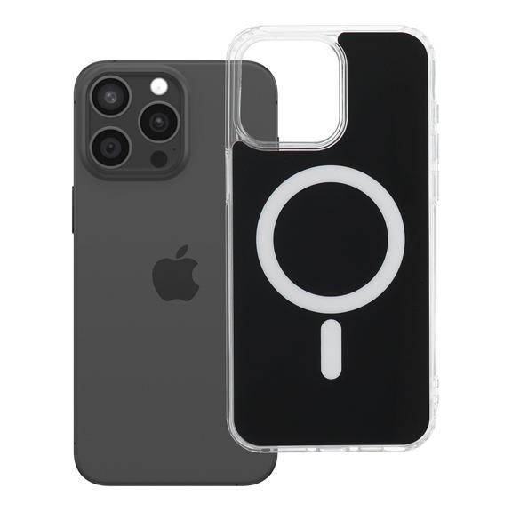 Etui na iPhone 15 PRO MAX Clear Fusion Mag Cover zgodne z MagSafe czarne