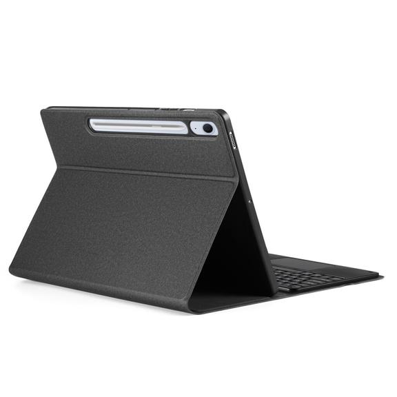 DUX DUCIS etui TK składane z klawiaturą bezprzewodową do SAMSUNG Tab S10 FE Plus czarne