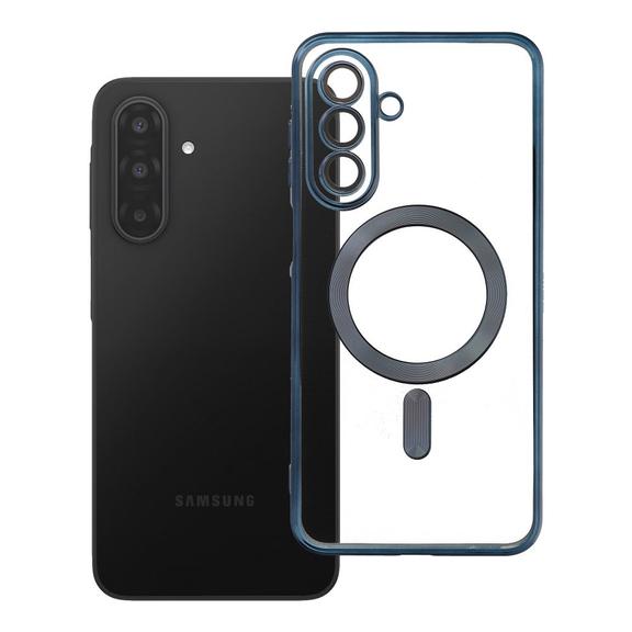 Futerał do Samsung A17 Electro Mag Cover zgodny z MagSafe tytanowy niebieski
