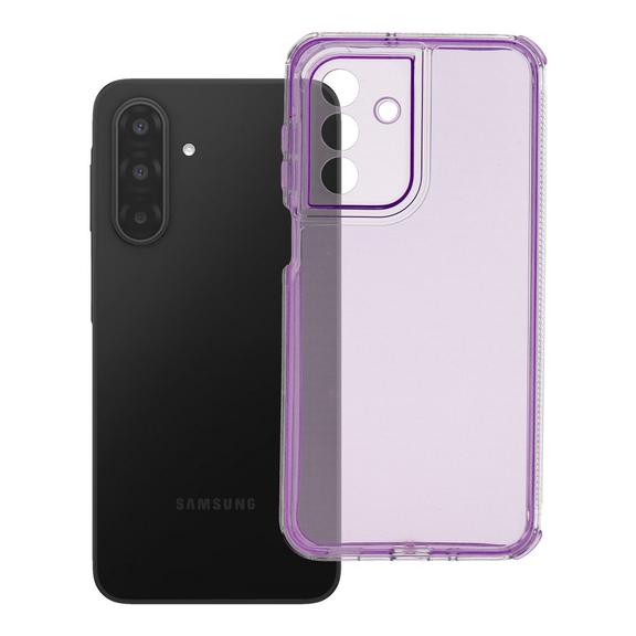 Etui na Samsung A17 Matrix Clear jasnofioletowe