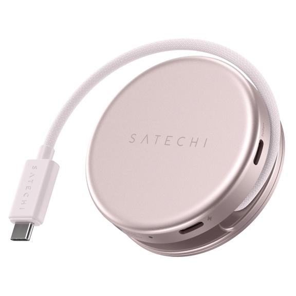 Adapter HUB 5w1 USB C Satechi OntheGo STPOTG5P blush