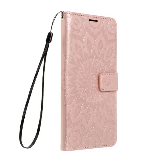 Etui z klapką na Samsung S26 FE Mezzo Book mandala złoto-różowe
