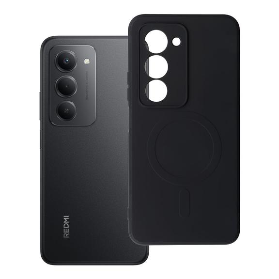 Futerał do Xiaomi Redmi 15 4G / 5G (171,1mm) Silicone Mag Cover zgodny z MagSafe czarny