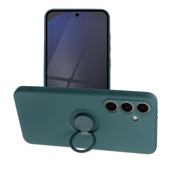 Futerał do Samsung S24 FE Silicone Ring zielony