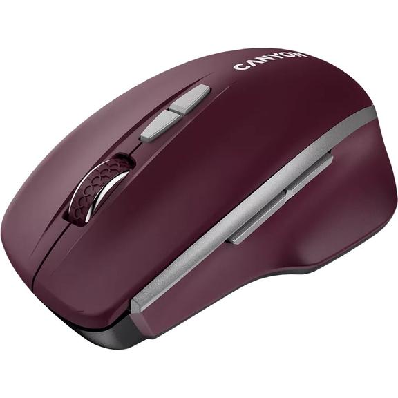 Myszka bezprzewodowa  BT 1600 dpi CANYON MW-21 czerwona