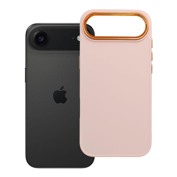 Etui na iPhone 17 AIR Frame pudrowy róż