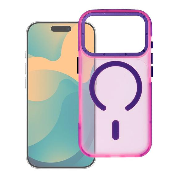 Etui na iPhone 18 Pro / 17 Pro Forcell F-Protect Vivid Premium zgodne z MagSafe różowe 0INT