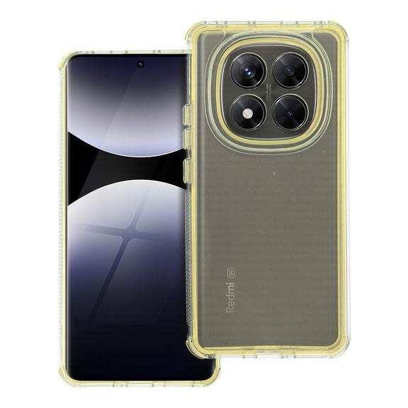 Futerał do Xiaomi Redmi Note 14 PRO 5G / 14 PRO PLUS 5G Matrix Clear żółty