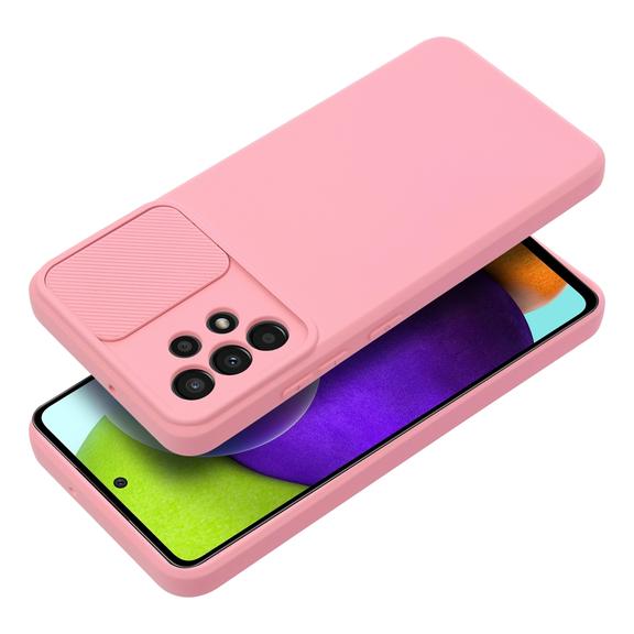 Etui na Samsung A35 5G Slide jasnoróżowy