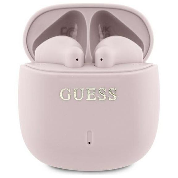 GUESS słuchawki bezprzewodowe bluetooth TWS GUTWSJ14ESGP (Printed Classic Logo) różowe