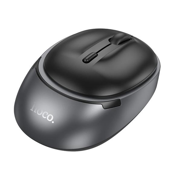 Myszka bezprzewodowa Hoco 2,4G 1600 dpi GM34 szaro czarna