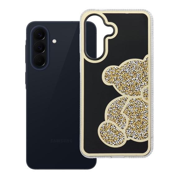 Etui na Samsung A57 5G Teddy Bear złote