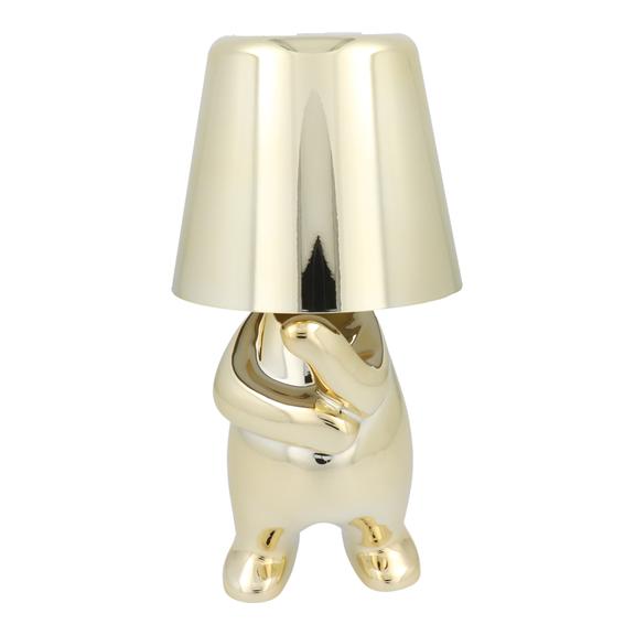 Lampka nocna GOLD MAN Art Deco stojący (wzór 3) MLTL