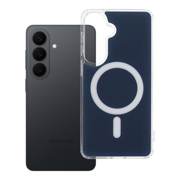 Futerał do Samsung S26 PLUS Clear Fusion Mag Cover zgodny z MagSafe granatowy