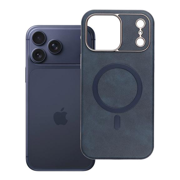 Etui na iPhone 17 Pro Max / 18 Pro Max (low camera edge) Gentleman Mag Cover zgodne z MagSafe granatowe