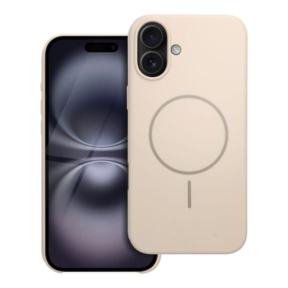 Etui na iPhone 16 PLUS Premium Glossy Mag Cover zgodny z MagSafe i Camera Control button białe