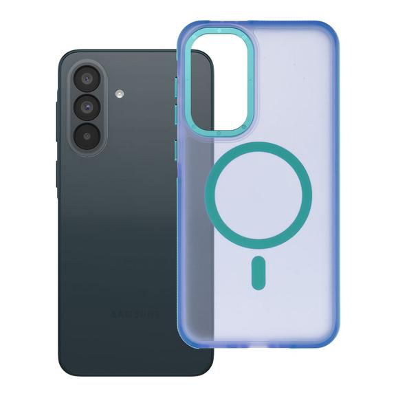 Etui na Samsung A36 / A37 Forcell F-Protect Vivid Premium zgodne z MagSafe niebieskie 0INT