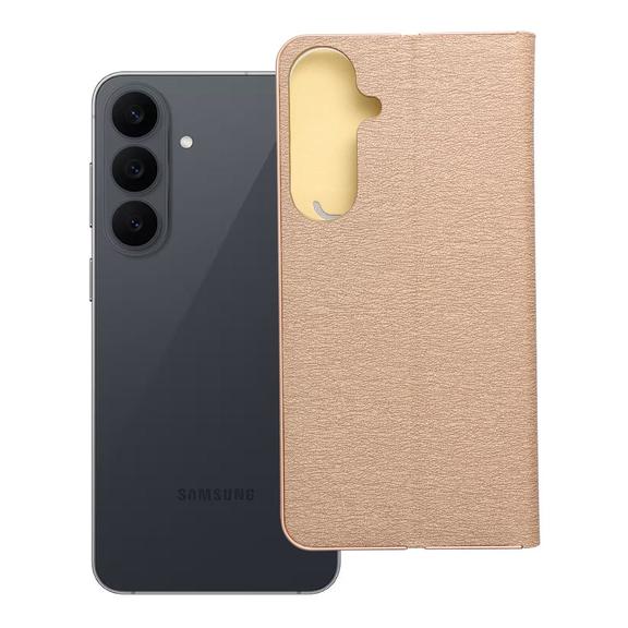 Etui z klapką na Samsung S26 FE Luna Book Gold złote