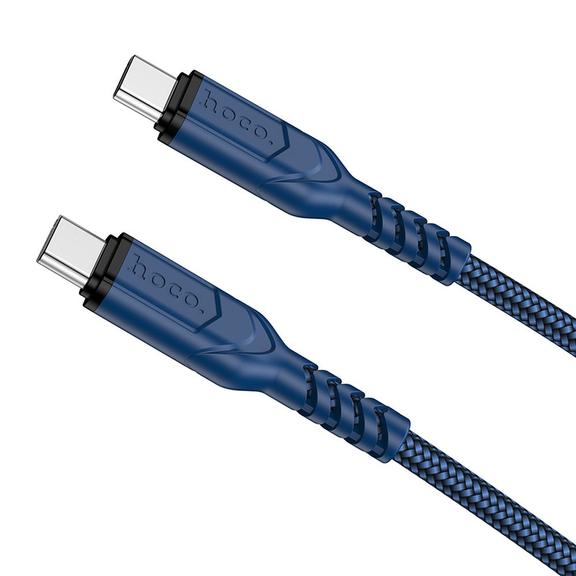 Kabel USB C do USB C Hoco PD QC 3A 60W 2 m X59 niebieski