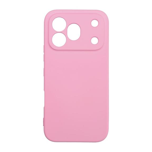 Etui na Honor 600 PRO Silicone pudrowy róż