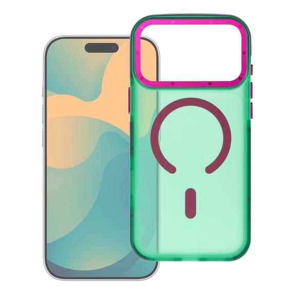 Etui na iPhone 17 Forcell F-Protect Vivid Premium zgodne z MagSafe zielone 0INT