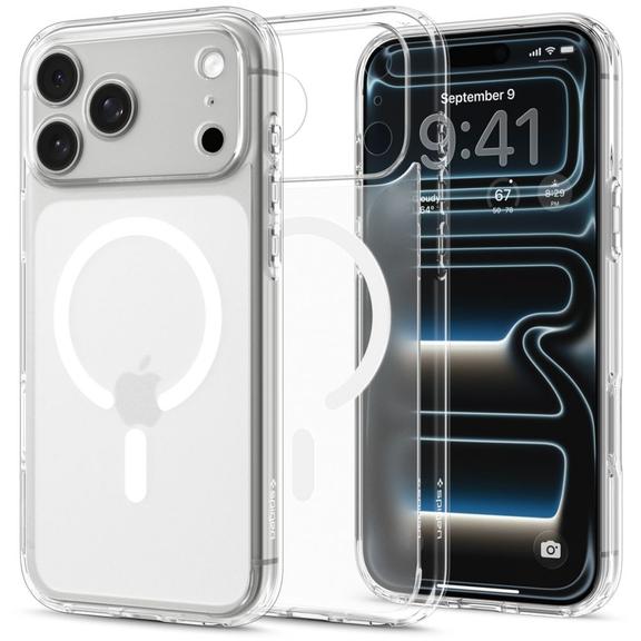 SPIGEN futerał ULTRA HYBRID kompatybliny z MagSafe do IPHONE 18 Pro / 17 Pro frost white