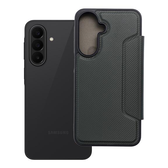Etui z klapką na Samsung A27 Razor Book ciemnozielone